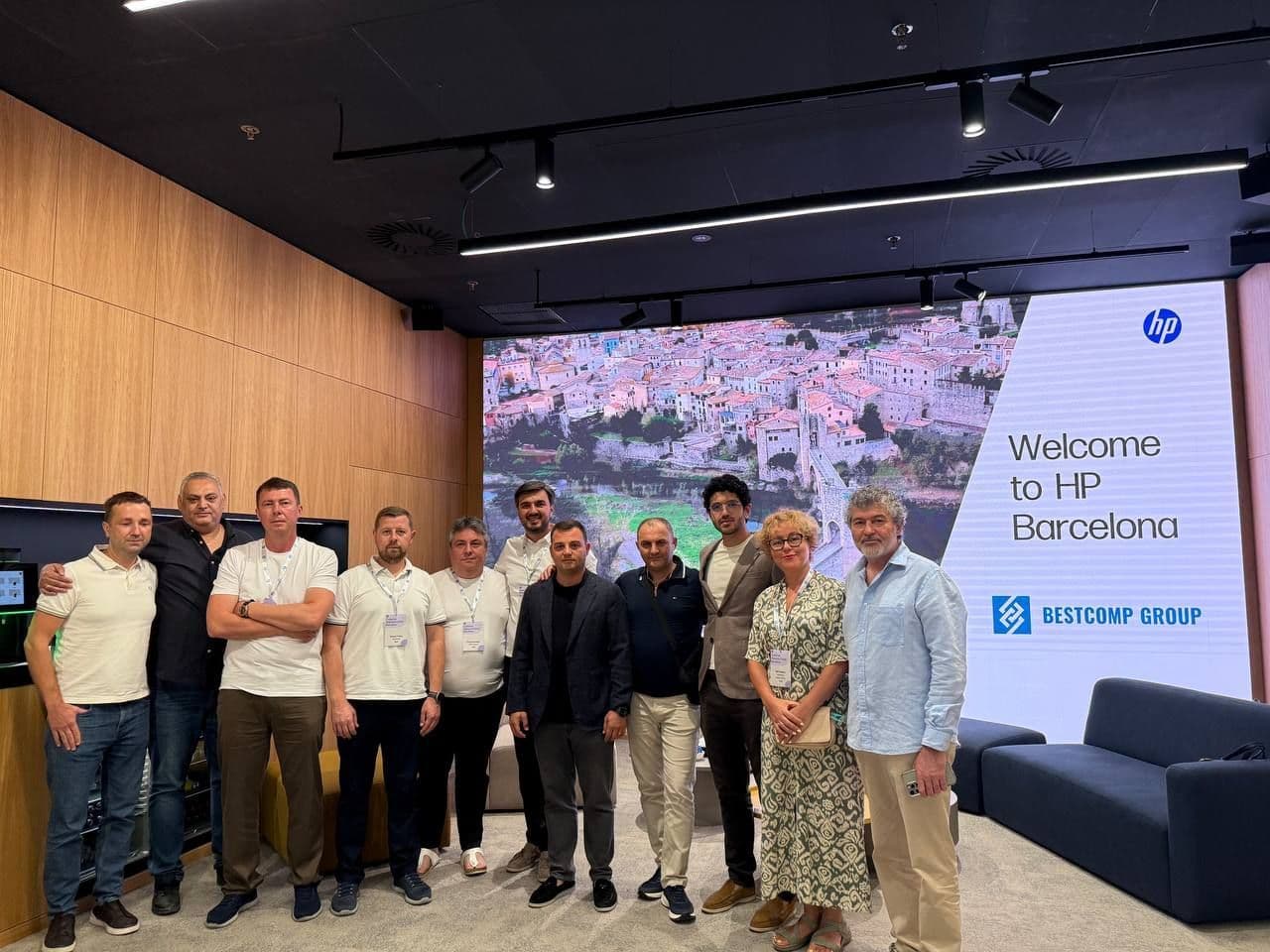 Bestcomp team visited HP Demo Center in Barcelona